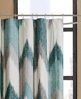 Ink+Ivy Alpine Chevron Stripe Cotton Shower Curtain, 72" x
