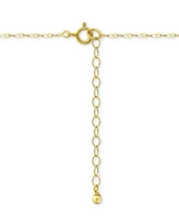 Giani Bernini Mom Heart Pendant Necklace 18k Gold-Plated Sterling Silver (also Silver), 16" + 2" extender, Exclusively at Macy's