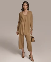 Donna Karan New York Women's Open-Front Cardigan Sweater