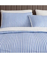 Linery & Co. Tiny Stripes Microfiber Quilt Set With Shams