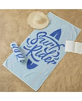Linery & Co. 100% Cotton Jacquard 2 Pack Summer Beach Towels