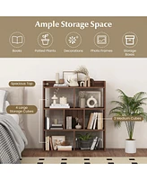 7 Cubes Open-back Bookshelf with Anti-Toppling Devices