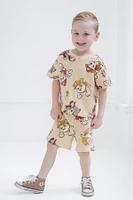 Paw Patrol Toddler Boys Waffle Knit T-Shirt and Shorts Outfit Set
