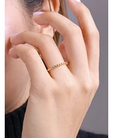 Devata Sweet Heart Ring in 14K Gold, Size 5, approx. 1.3 grams.