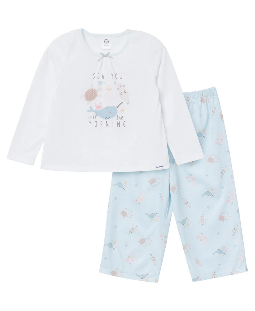 Gerber Toddler Girls 2-Piece Pajama Set