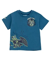 How to Train Your Dragon Boys DreamWorks Toothless T-Shirt and French Terry Shorts Outfit Set