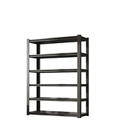 82"H 6 Tier Metal Shelves for Storage Garage Shelving 2400LBS Heavy Duty Storage Shelves Adjustable Garage Shelf Industrial Shelving Unit Storage Util