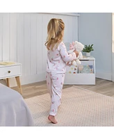 Gerber Baby Girls 2-Piece Button Up Pajama Set, Berries