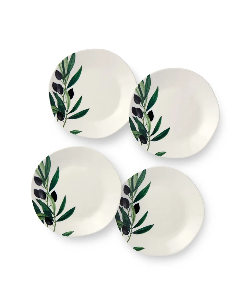 Certified International Olivia Canape Plates, Set of 4