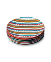Certified International Caliente Salad Plates, Set of 6, Service for 6