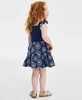 On 34th Toddler Girls Mommy & Me Cotton Eyelet Smocked Flutter-Sleeve Dress, Exclusively at Macy's