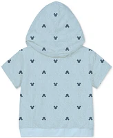 Disney Baby Boys Mickey Mouse Terry Hoodie & Shorts, 2 Piece Set