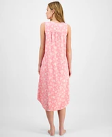 Charter Club Women's Cotton Sleeveless Tie-Neck Nightgown, Exclusively at Macy's