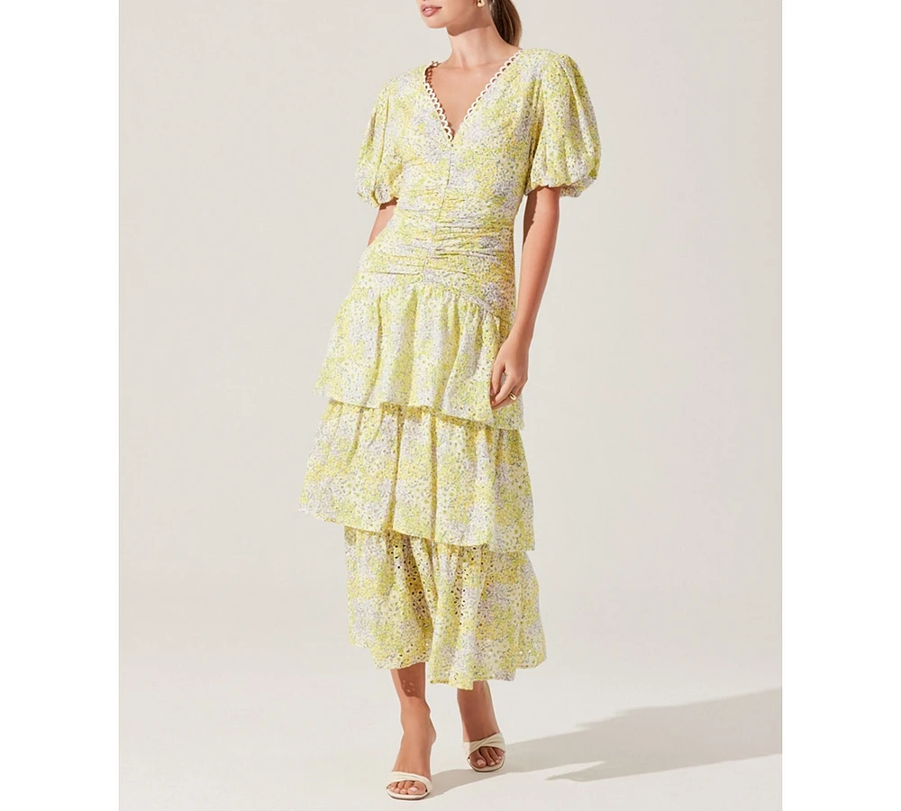 Astr the Label Women's Corinna Tiered Maxi Dress