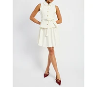 En Saison Women's Oaklynn Denim Mini Dress