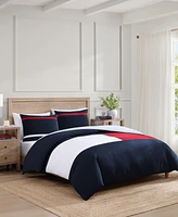 Tommy Hilfiger Iconic Anniversary Seersucker 3-Pc. Duvet Cover Set