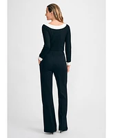 Isaac Mizrahi Women's Long Sleeve Bow Top