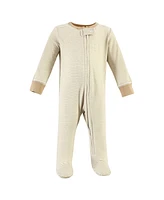 Hudson Baby Boys Cotton Sleep and Play, Teddy Bears, 0-3 Months