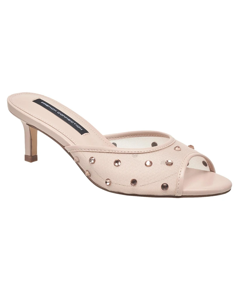 French Connection Rochelle Mesh Kitten Heel