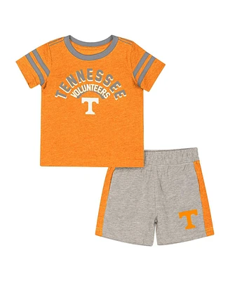Colosseum Baby Boys and Girls Tennessee Orange Volunteers T-Shirt Shorts Set