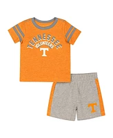 Colosseum Baby Boys and Girls Tennessee Orange Volunteers T-Shirt Shorts Set