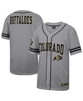 Colosseum Men's Gray Colorado Buffaloes Free Spirited Baseball Jersey
