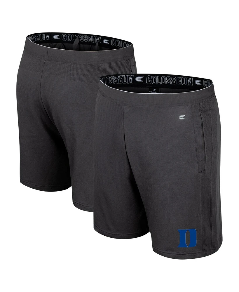 Colosseum Men's Charcoal Duke Blue Devils Forget Shorts