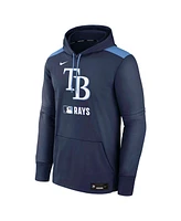 Nike Men's Navy Tampa Bay Rays Authentic Collection Performance Pullover Hoodie