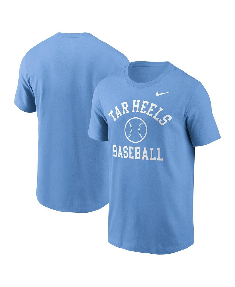 Nike Men's Carolina Blue North Carolina Tar Heels Essential Baseball Arch T-Shirt