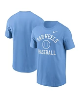 Nike Men's Carolina Blue North Carolina Tar Heels Essential Baseball Arch T-Shirt
