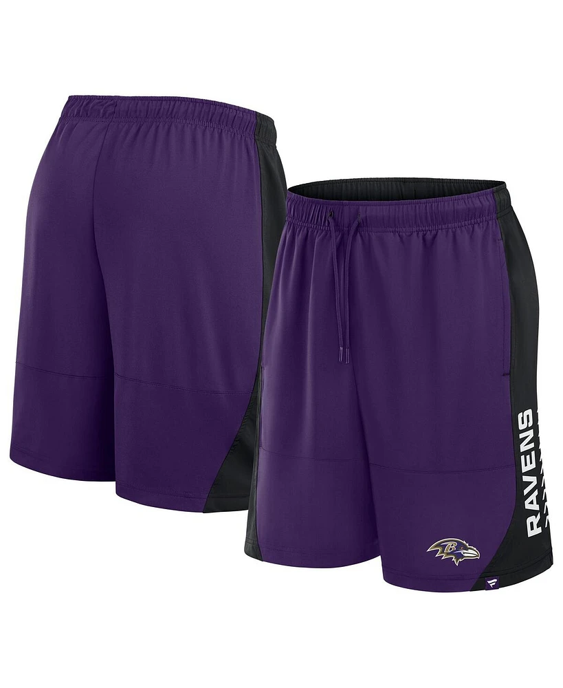 Fanatics Men's Purple Baltimore Ravens No Defense Shorts