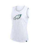 Fanatics Women's White Philadelphia Eagles Slub Tank Top