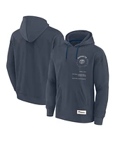 Fanatics Men's Blue Denver Nuggets Future Ground Info Elements Premium Pullover Hoodie