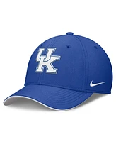 Nike Men's Royal Kentucky Wildcats 2025 Dugout Coaches Rise Swoosh Performance Flex Hat