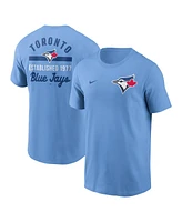 Nike Men's Powder Blue Toronto Jays 2-Hit T-Shirt