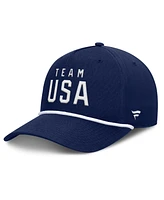 Fanatics Men's Navy Team Usa Captain Rope Adjustable Hat