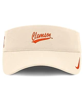 Nike Men's Natural Clemson Tigers Primetime Ace Adjustable Visor Hat