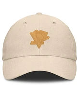 Fanatics Men's Tan Pittsburgh Penguins Front Office Canvas Adjustable Hat