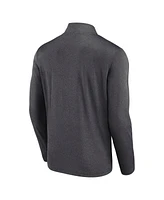 Fanatics Men's Charcoal Cincinnati Bengals Head-to-Head Quarter-Zip Sweatshirt