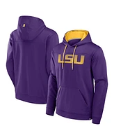 Fanatics Men's Purple Lsu Tigers Defender Dot Faded Primary Pullover Hoodie