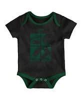 Outerstuff Baby Boys and Girls 3-Piece Minnesota Wild Legend Bodysuit Set
