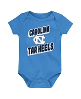 Outerstuff Newborn Carolina Blue North Tar Heels Sunday Comics Bodysuit 3-Pack