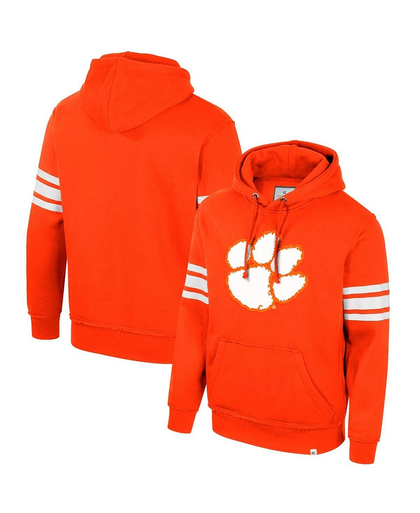 Colosseum Men's Orange Clemson Tigers Saluting Pullover Hoodie