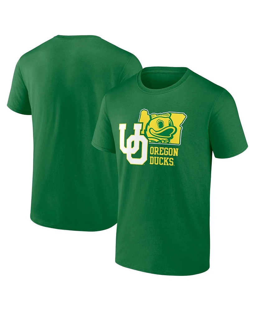 Fanatics Men's Green Oregon Ducks State Lock T-Shirt