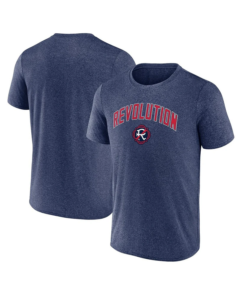 Fanatics Men's Heather Navy New England Revolution Drop Kick T-Shirt