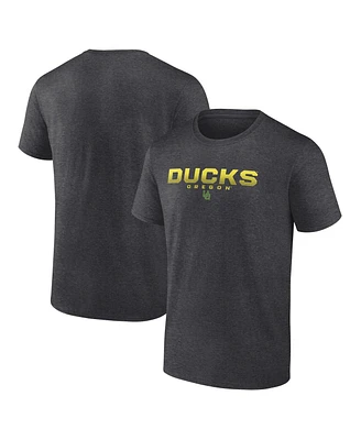 Fanatics Men's Heather Charcoal Oregon Ducks Battle Scars T-Shirt
