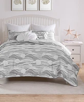 Greenland Home Fashions Dover Reversible Matelasse -Pc. Coverlet Set