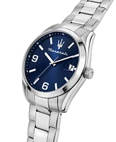 Maserati Men's Date Stainless Steel Metal Band Watch, 43mm