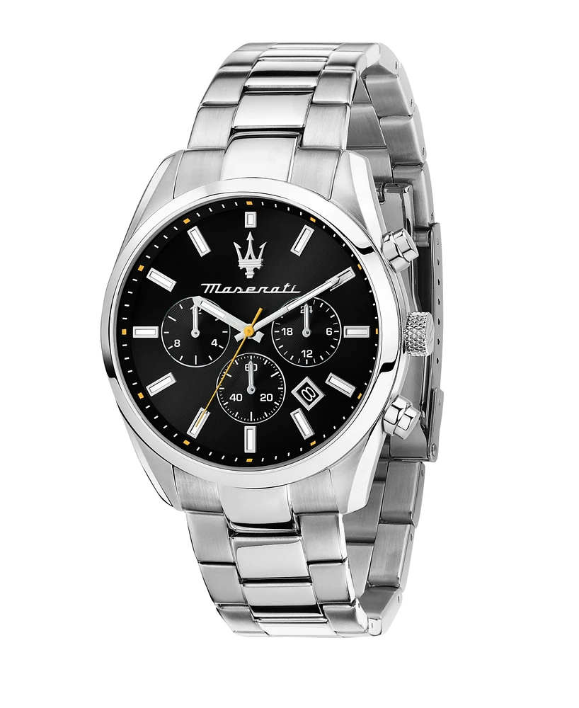 Maserati Men's Multifunction Stainless Steel Metal Band Watch