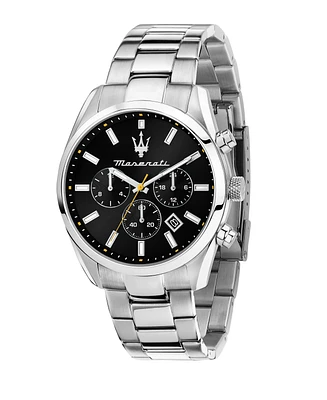 Maserati Men's Multifunction Stainless Steel Metal Band Watch